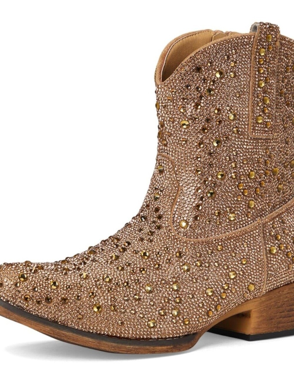 ROPER Womens Shay Jewells Rhinestone Snip Toe Casual Boots